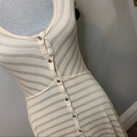 Anthropologie Postmark Striped Asymmetrical Button Down Dress Small - Picture 9 of 10